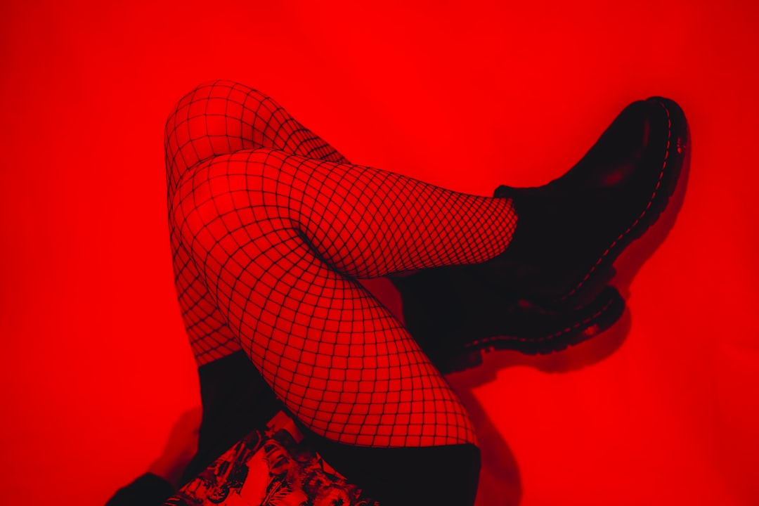 Photo red pants